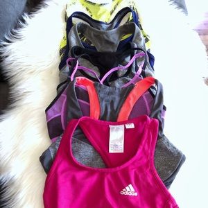 7 XS Sports Bras Bundle